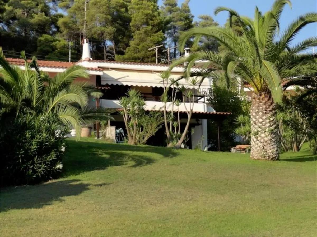 Beachfront Villa 100M From Sea For Up To 10 Guests Siviri Buitenkant foto