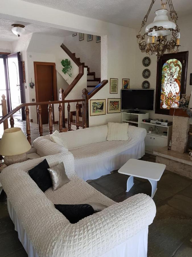 Beachfront Villa 100M From Sea For Up To 10 Guests Siviri Buitenkant foto