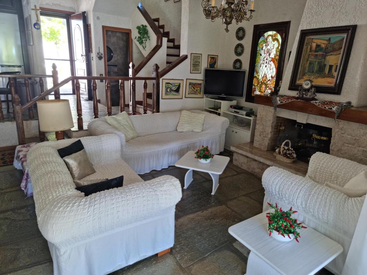 Beachfront Villa 100M From Sea For Up To 10 Guests Siviri Buitenkant foto