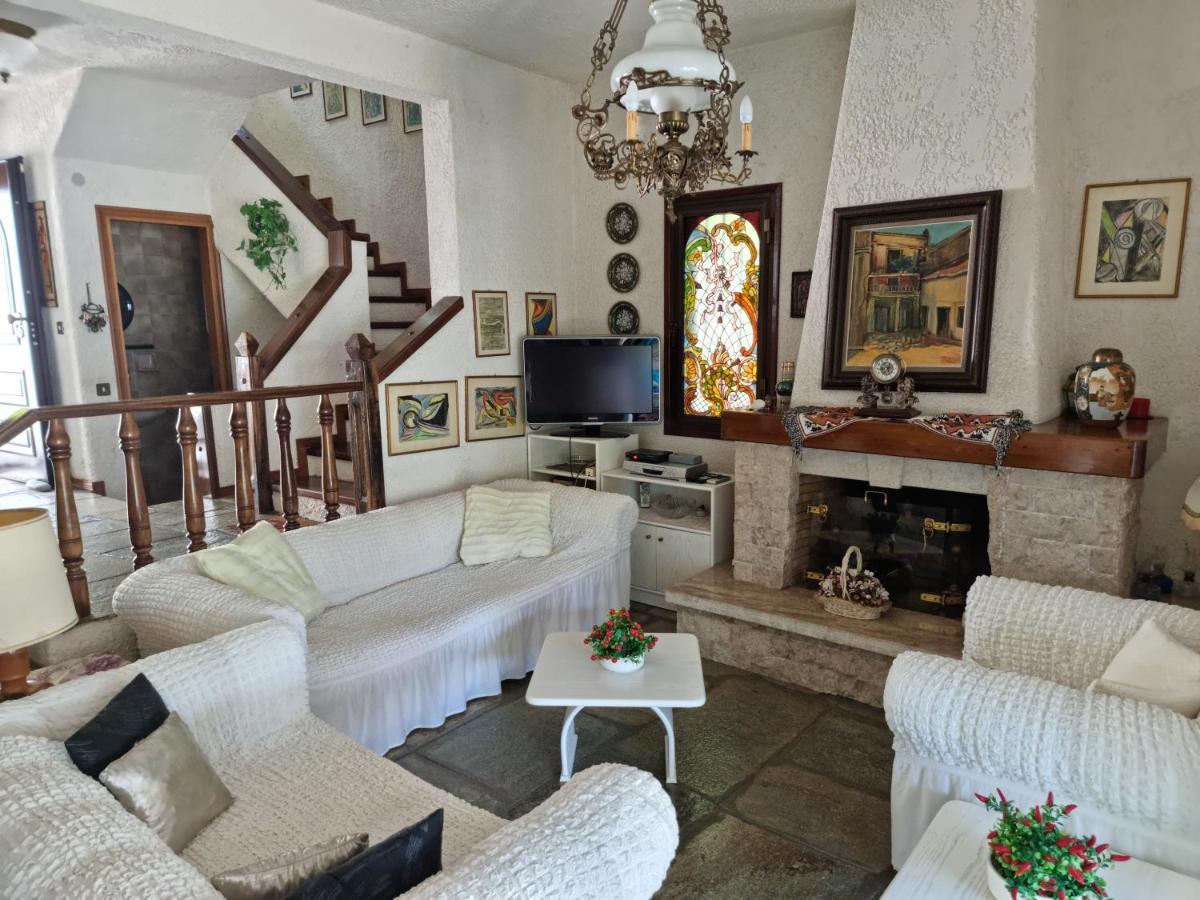 Beachfront Villa 100M From Sea For Up To 10 Guests Siviri Buitenkant foto