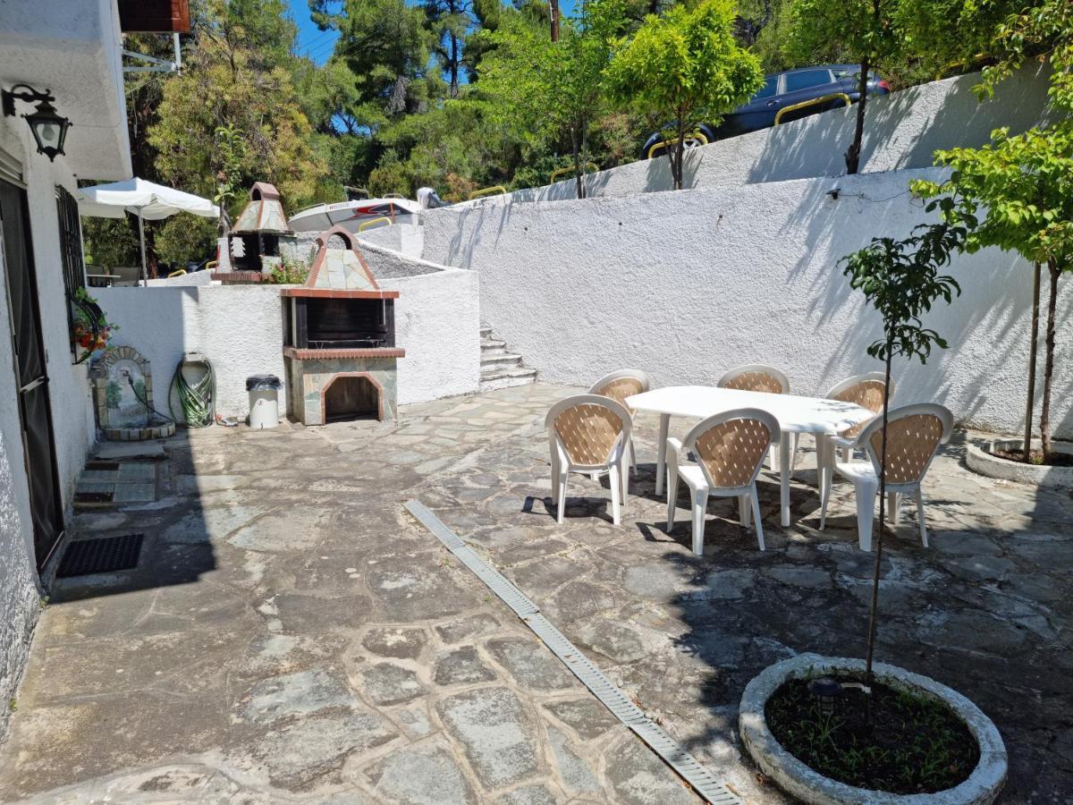 Beachfront Villa 100M From Sea For Up To 10 Guests Siviri Buitenkant foto