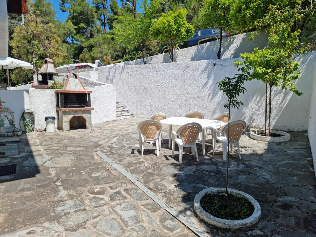 Beachfront Villa 100M From Sea For Up To 10 Guests Siviri Buitenkant foto