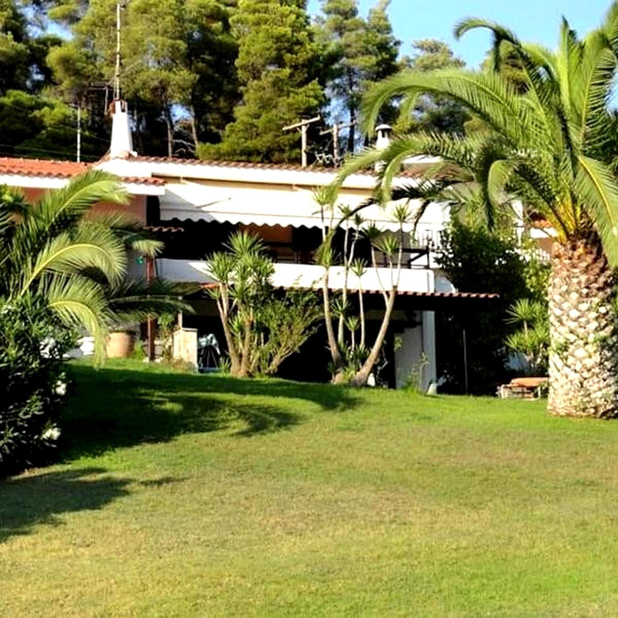 Beachfront Villa 100M From Sea For Up To 10 Guests Siviri Buitenkant foto